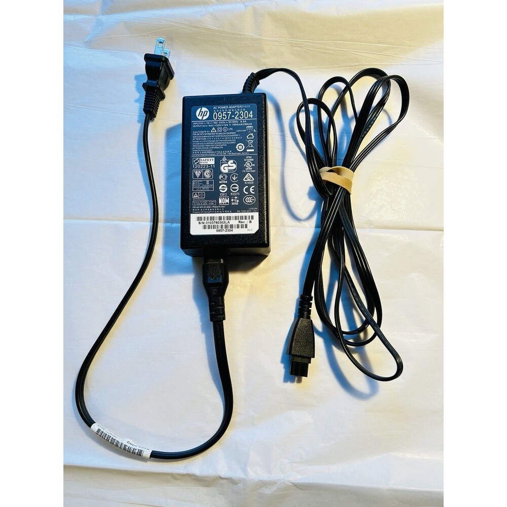 Genuine HP Officejet 6700 Premium Printer AC Adapter Power Cord 0957-2304 OEM